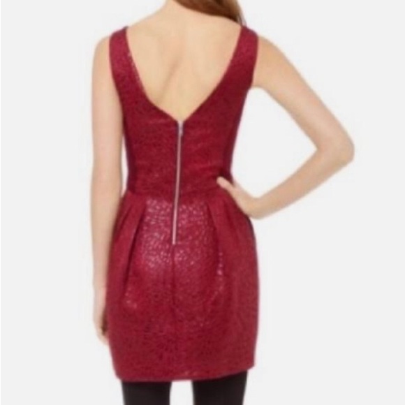 Wine color Babaton dress - Picture 2 of 7